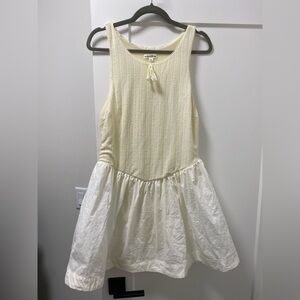 For Love & Lemons Billie Mini Dress in Cream